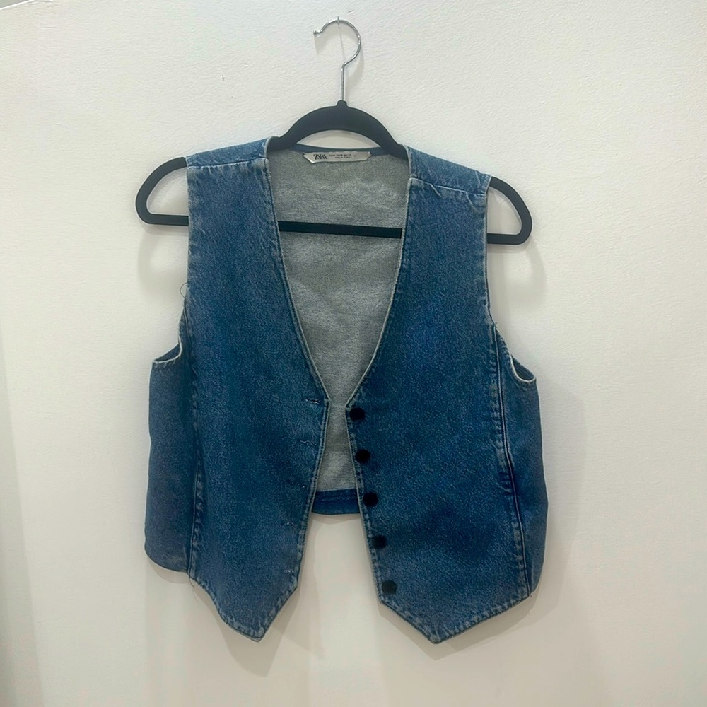 ZARA DENIM VEST